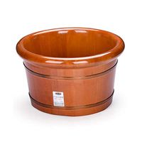 Footbath Foot Tub,Cedar Small Barrel,Insulation Foot Soak Tub,Seamless Stitching, Health Foot Bath Tub, Relieve Fatigue Massager Bucket