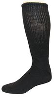 Foot Galaxy Diabetic Socks, Men 9-11, Black, 6 Pair