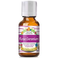 Pure Gold Rose Geranium Essential Oil, 100% Natural & Undiluted, 30ml