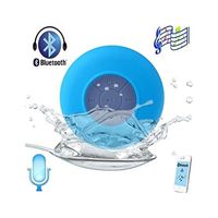 Blue - Waterproof Portable Wireless Bluetooth 3.0 Mini Speaker,Shower,Pool,Car,Handsfree Mic for Apple iphone 4/4S,iPhone5/5S,ipad,ipod,Samsung galaxy by TARGARIAN