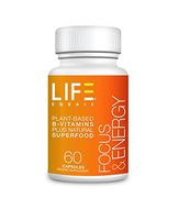 Life Equals Focus & Energy Best Performance Nootropics for Memory Booster and Cognitive Brain Supplement, 60 Count