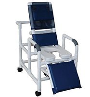MJM International 193-24-SSDE Reclining Shower Chair 24 in.