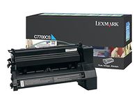 Lexmark C7700CS Cyan Return Program Print Cartridge C7700CS  For Lexmark C770 C772
