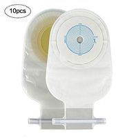 CELECARE Ostomy Bags with for Colostomy Ileostomy Stoma Care, Cut-to-Fit(Max Cut 65mm),One-Piece Drainable Pouches,Pack of 10 A003