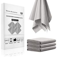 Microfiber Cleaning Cloth 4 Pack - 10x10 Screen Cleaning Cloth TV Screen Cleaning Wipes for Phone