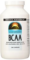 Source Naturals BCAA Branched-Chain Amino Acids, Provides Supports The Body’s Muscular Systems, 240 Capsules