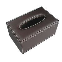 T-ZJHC Hotel Napkin Carton Tray Creative Home, Coffee Color Small A280, 25.00 14.00 9.50cm