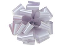 Silver Hank Pom 5" Gift Bows (48 Pack ) - 100% Polypropylene