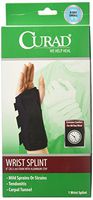 Curad Foam Wrist Splint with Aluminum Stay, Right, Small