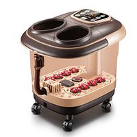 Foot Bath Massager with Heat,Electric Foot spa Bubbles,Automatic Masssaging Rollers Digital Adjustable Foot tub for Foot Pain-B