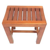 ZHAO XIN Wood Shower Stool Chair | Medical Transfer Bench | with Antimicrobial Protection (Color : A)