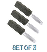 Pumie Pumice Scouring Stick With Handle-Toilet Bowl Ring Remover [SET OF 3]