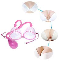 JERKEY Electric Breast Enhancement Massager Cup, Electric Breast Pump Breastfeeding Pump Breast Enlargement Enlarge Growth Stimulation Massage and get a Big Cup,Small