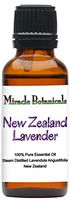 Miracle Botanicals New Zealand Lavender Essential Oil - 100% Pure Lavandula Angustifolia - Therapeutic Grade - 30ml
