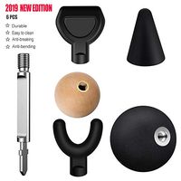 Jigsaw Massage Adapter and Bits Massage Heads for Jigsaw Professional Personal Massage Tool Percussion Massage Quickly Relieve Muscle Pain 6 PCS