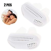 QZY Snoring Plugs - Sleep Aid,Anti-Snoring Equipment,Nasal Dilator, Health Tools Auxiliary Nose Clip, Suitable for Male and Female Elderly Adult,White
