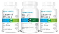 Cooper Complete - Basic One Multivitamin Iron Free - Daily Multivitamin and Mineral Supplement Plus Fish Oil Supplement - 60 Day Supply