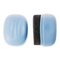 Milue Mini Portable Shoes Clean Brush Sponge Leather Quick Shine Polish Wax Bag Boot (Deep Blue)