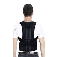 Posture Corrector for Men and Women Adjustable Posture Brace Provides Lumbar & Back Support Shoulder and Clavicle Lower and Upper Back Kyphosis Posture Device.Corrects Slouching & Bad Posture (M)