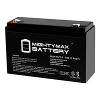 Mighty Max Battery 6V 12AH F2 SLA Replacement Battery for Amstron AP-6120F2 Brand Product