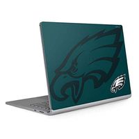 Skinit Decal Laptop Skin for Surface Book 2 13.5in - Officially Licensed NFL Philadelphia Eagles Double Vision Design