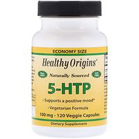 Healthy Origins 5-HTP 100 mg 120 Veggie Capsules