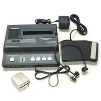 Olympus T-2020 (T-1010 Replacement) Micro/Mini Transcriber Kit | Includes Main Unit, Headset, Foot Pedal, Power Adapter and Micro/Mini Tape Eraser