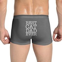 Best Cat Dad Ever Men's Boxer Briefs Comfortable Breathable Underwear Print M-3XL