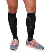 Compression Socks - Great for Running, Nurses, Tennis, Basketball, Travel, Flying, Maternity Pregnancy, Shin Splints - Knee High Socks - Best Running Compression Socks (Black, Small)