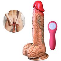 LEIONA Large Size Silica Gel Realistic Didlo Oral Simulator Waterproof Oral Tongue Thrusting Heating Vibrate Toy Clitorial for Women Men Gay Soul Mate Beginners Study,Self Pleasure ToysT-Shirt