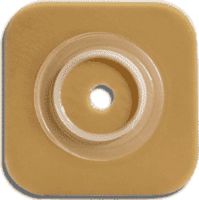 Convatec Sur-fit Natura Stomahesive Cut-to-fit Wafer without Tape Collar 4" L x 4" W Size Square Shape (Box of 10 Each)
