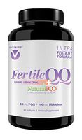 FertileQQ Ultra Ubiquinol (QH) Plus PQQ (Pyrroloquinoline Quinone) - Natural Reproductive Support