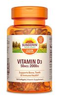 Sundown Vitamin D3 2000 Iu, 150 Softgels