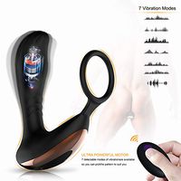 Cọck Rịng Ṿịbrạtọr Còckring Toy Relax Massage Wand Pró-státê Massager Remote Control Waterproof Massaging Próstátê Stímulàtór for Men