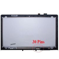 YCLM Replacement Screen 15.6" LED LCD Touch Display Panel Screen Assembly for Asus VivoBook N550 N550JV Q550L Q550LF Digitizer 1920x1080 LP156WF4 with Bezel Frame