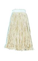 UNISAN Cut-End Wet Mop Head, Cotton, No. 16, White, 12/Carton
