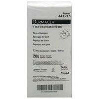 Dermacea Gauze Sponges by Kendall - 4" x 4" 12 Ply Nonsterile - # 441215