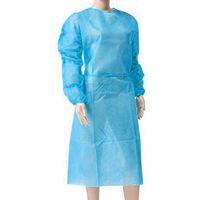 discountstore145 10Pcs/Set Protective Disposable Factory Isolation Gown Clothing Suit Blue