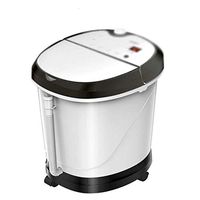 ZSQDSZ Leakproof Electric Foot tub Automatic Massage foaming Basin Foot Bath Electric Heating Thermostatic Foot Massage Machine Home Intelligent Timing Folding Portable deep Barrel
