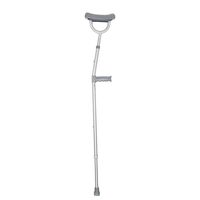 Non-Slip Adjustable Height Underarm Crutches Aluminum Cane Walker Elderly Disabled