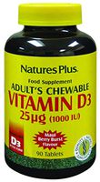 NATURES PLUS Vitamin D3 1000Iu Chew, 90 CT