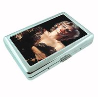 Marilyn Monroe in Lace Metal Silver Cigarette Case Holder Box Sexy Smoking Sexy Classic