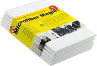 Streak Free Microfiber Cloth Clean Any Surface with Just Water Eco Friendly Environmentally Safe Large 16” Size Perfect For Window, Mirror, Kitchen Counter, Appliances, Car, Cycle, TV Screen 6 Pack