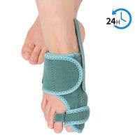 Bunion Corrector and Bunion Relief, Toe Straighteners, Soft and Comfortable Fabric, Bendable 90° Comfort Correction, Suitable for Toe Overlap, Hallux Valgus, Plantar Fasciitis,Right