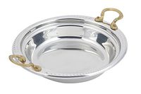 Bon Chef 5455HR Casseole, Laurel on the Rim with Round Handles