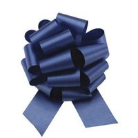 PMU Pull String Bows Navy 8 Inch 20 Loops (2 & 1/2 Inch Ribbon) (10/pkg) Pkg/1