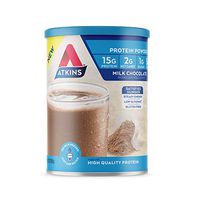 Atkins Gluten Free Protein Powder, Chocolate, Keto Friendly, 10.2 oz.