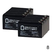 Mighty Max Battery 12V 9Ah SLA Battery Replacement for Cyberpower CP1500AVRLCD - 8 Pack Brand Product