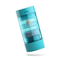 Diamerd Pill Cutter Splitter Crusher and Grinder for Small or Large Pills Including Pill Organizer and Removable Drinking Cup for Tablet Vitamin and Big Medicine (Blue)