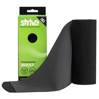 Strive Compression Therapy Wrap | Joint Pain Relief and Muscle Recovery for Wrist, Hand, Leg and More | 4 in x 60 in | Black | Made in the USA
